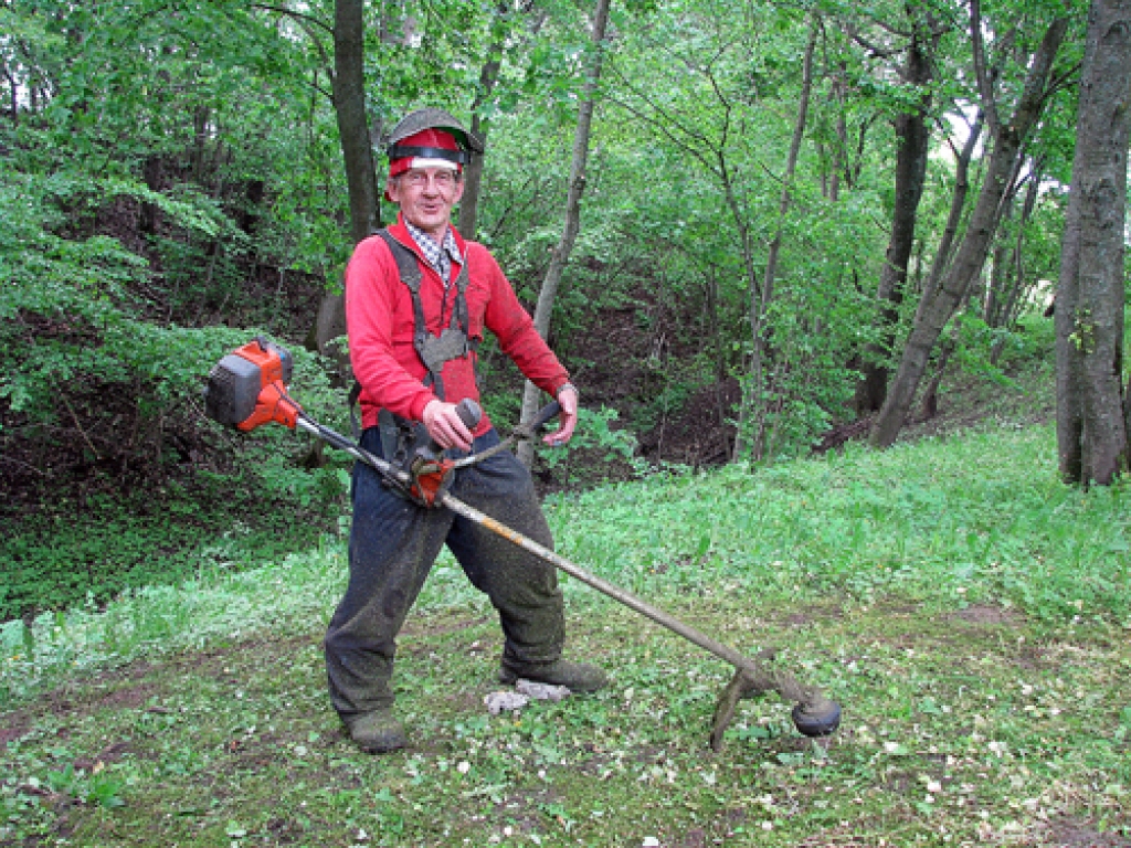 Atpūtas kompleksa «Miķelis» «dvēsele» – dārznieks Jānis Bērziņš. 
Autors: Vilnis Auzāns