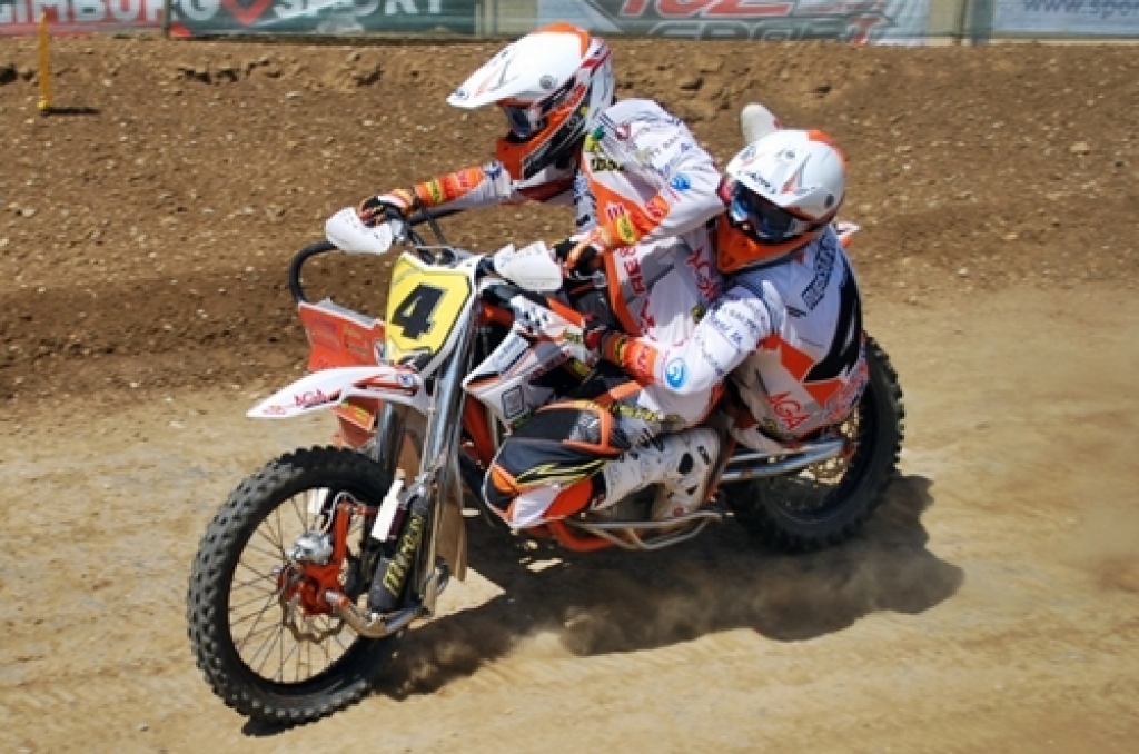 Māris Rupeiks un Elvijs Mucenieks Genkes trasē Beļģijā. 
Autors: no E. Mucenieka personīgā arhīva.