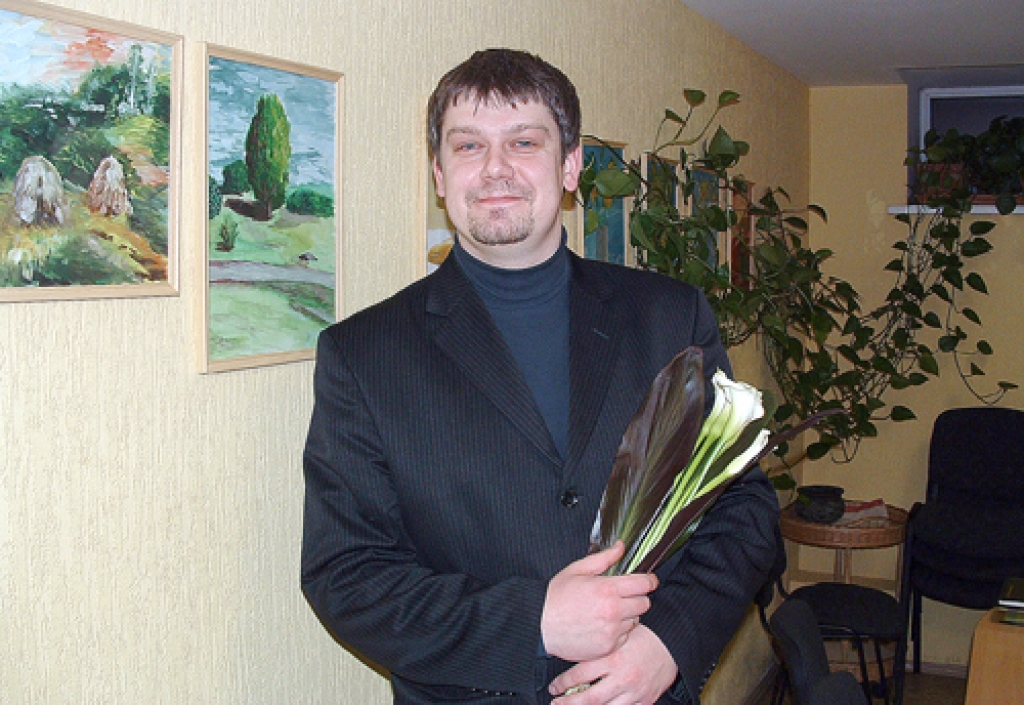 Česlavs Batņa pēc apstiprināšanas amatā Vecumnieku novada domes sēdē 2009. gada 23. decembrī.
Autors: Žanna Zālīte