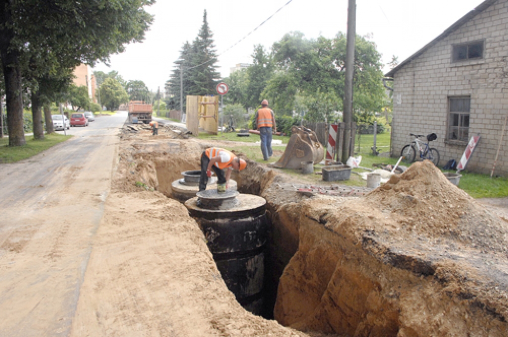Edvarta Virzas ielā jūlijā notiks lielākie būvdarbi. 
Autors: Ivars Bogdanovs