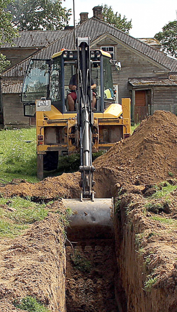 Būvdarbus SIA «Build Up Development» darbinieki cer pabeigt četros mēnešos. 