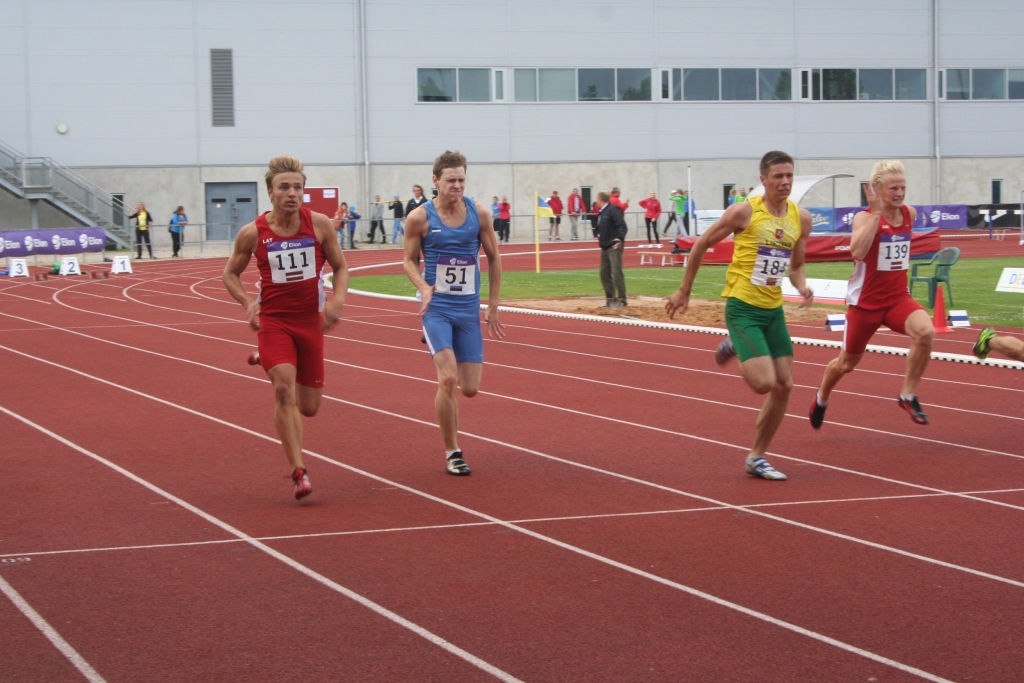 Rūdolfs Tonigs 100 metru skrējienā. 
Autors: lat-athletics.lv