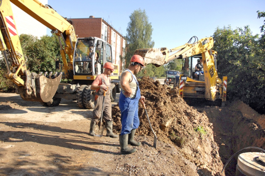 Ūdenssaimniecības attīstības projekta darbi Gailīšu pagasta Pāces ciematā tuvojas noslēgumam.