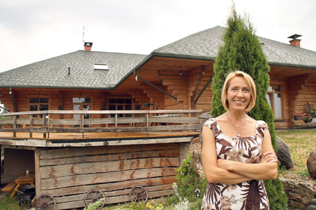 Vita Gudļevska, Iecavas novada viesu nama «Iecupes» saimniece.
Autors: Uldis Varnevičs