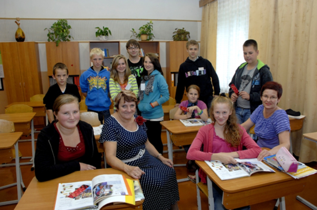 Griķu pamatskolā 5. klasē mācās četri, bet 8. klasē seši audzēkņi. Tādēļ abas klases ir apvienotas.
Autors: Ivars Bogdanovs