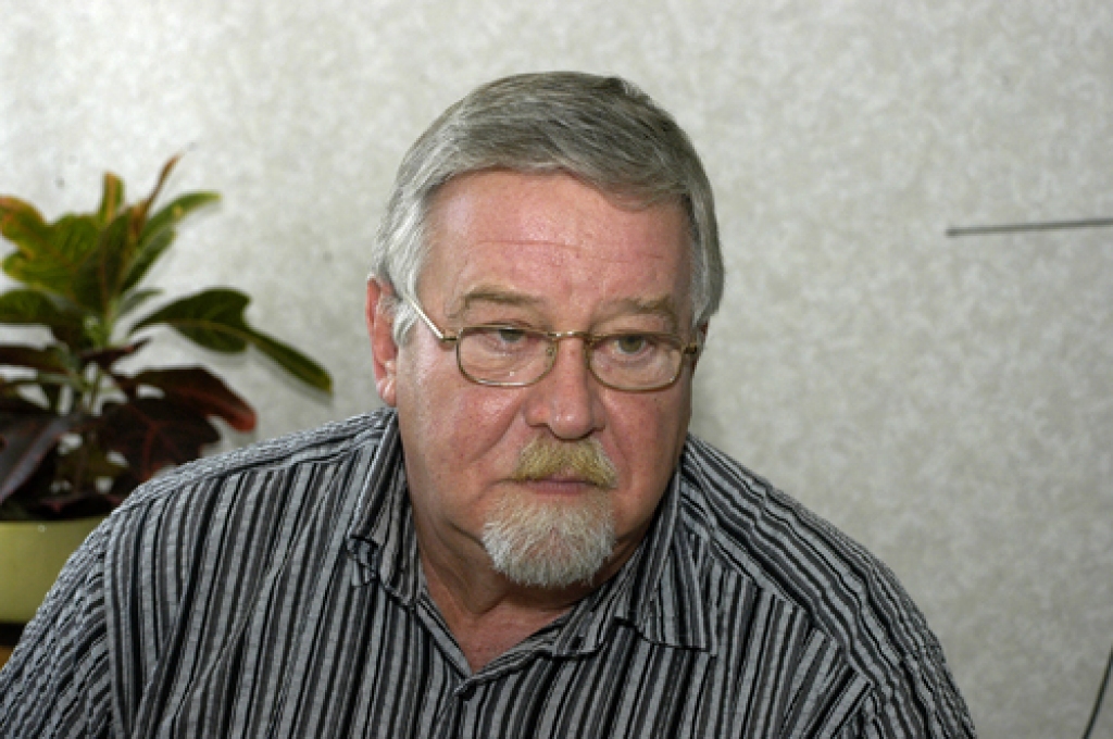 Valts Fricsons, Mūzikas skolas direktors, 1957. gadā, kad Bauskā atvēra šo skolu, bijis tās pirmo audzēkņu rindās.  
Autors: Ivars Bogdanovs