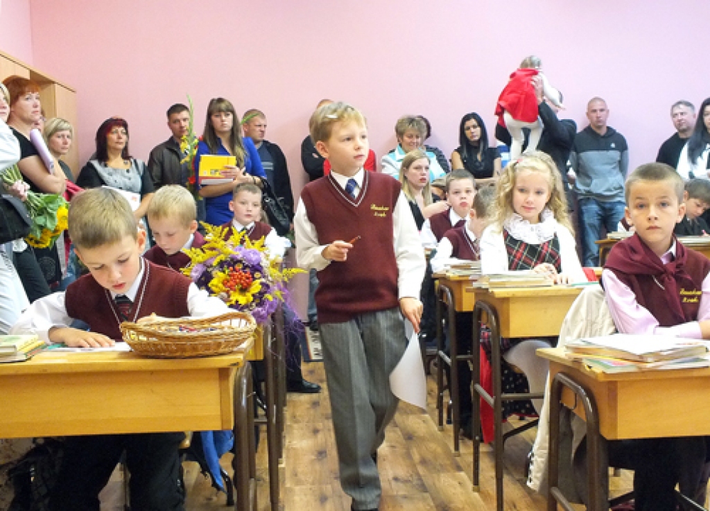 18 skolēnu šogad mācīsies Bauskas 2. vidusskolas 1.b klasē.
Autors: Kristaps Ābelnieks