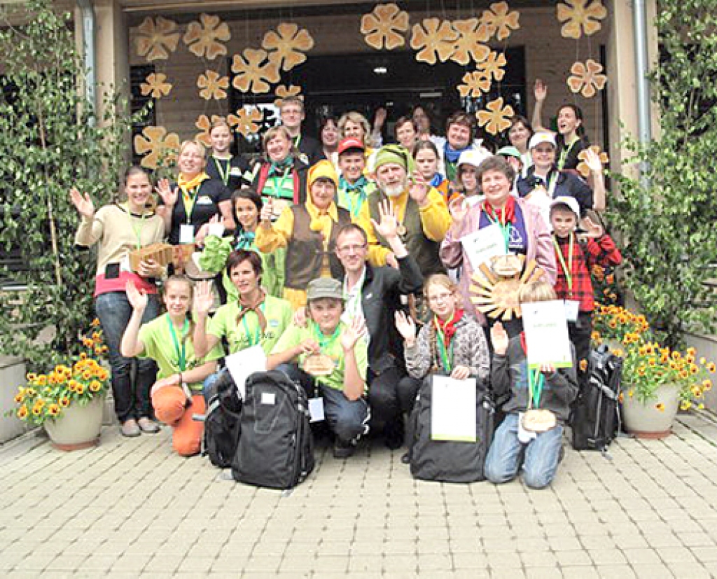 Meža olimpiādes uzvarētāji Tērvetes dabas parkā 28. jūlijā.
Autors: No albuma.