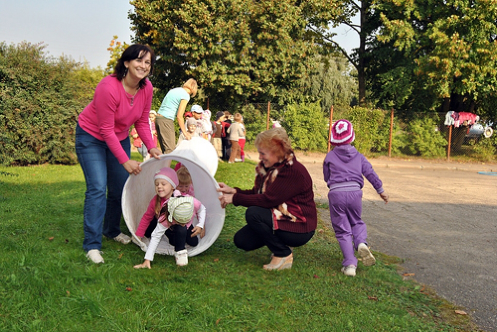 Bērnudārzā «Lācītis» 19. septembrī bija Sporta diena. 