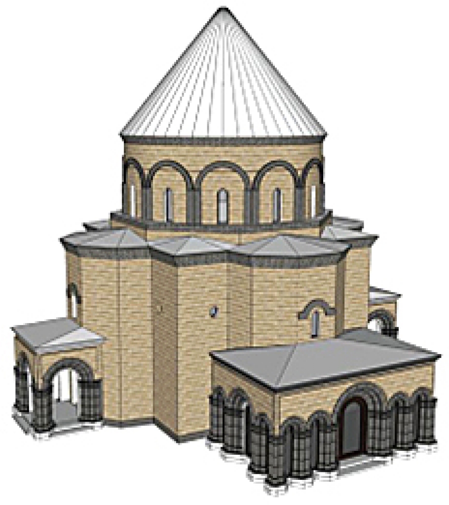 Sv. Apustuļu kapela Bruknā. Projekta skice. 