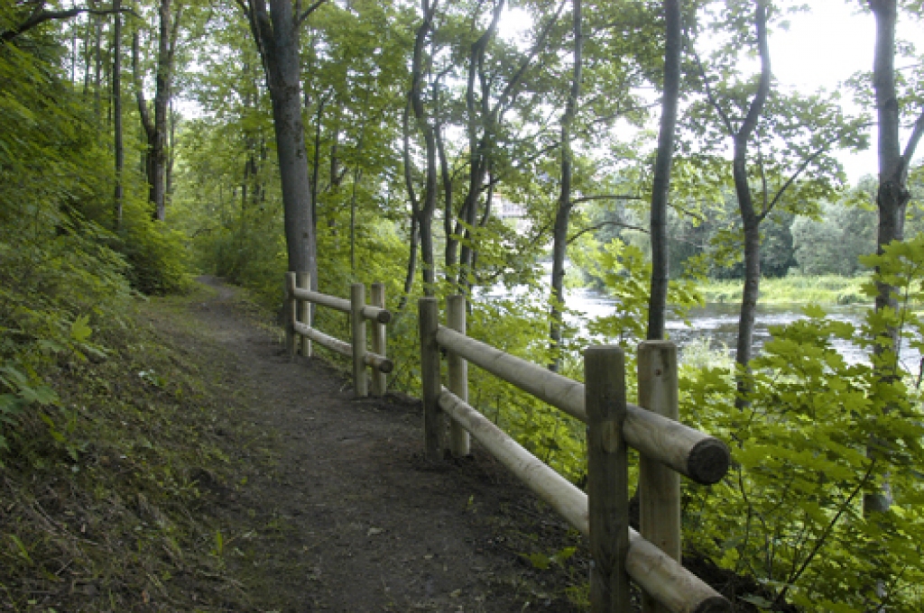 Dabas parkā «Bauska» - taka gar Mēmeli.
Autors: Ivars Bogdanovs