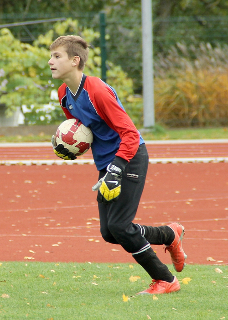 Kārlis Brazauskis, būdams komandas vārtsargs, rada saviem biedriem papildu drošības izjūtu. 
