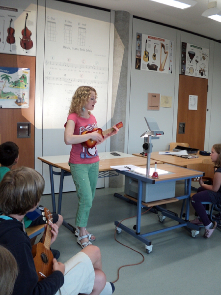 Laura Pastare studiju laikā Vācijā. 
Autors: no personiskā arhīva