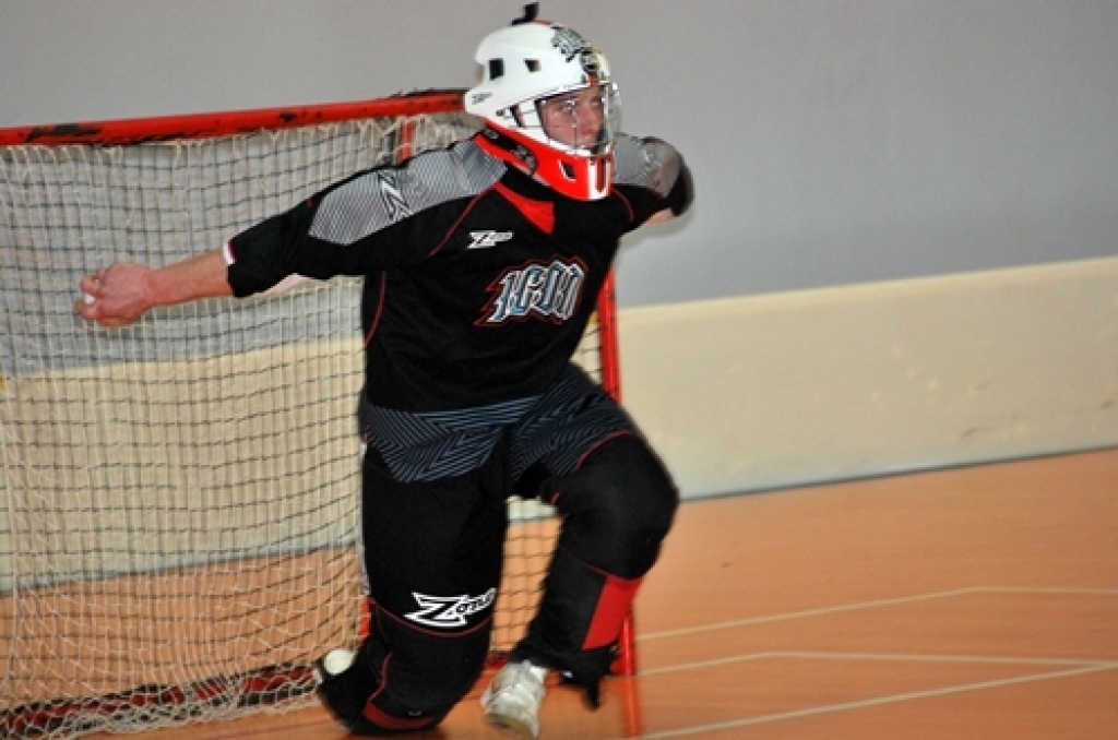 Elvis Holsts atvairīja visus pēcspēles metienus. 
Autors: Uldis Varnevičs