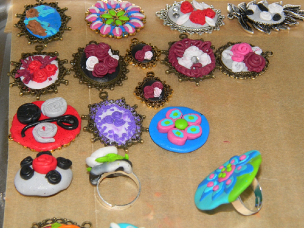 Darbnīcas dalībnieku veikuma izstāde.
Autors: no bibliotēkas arhīva