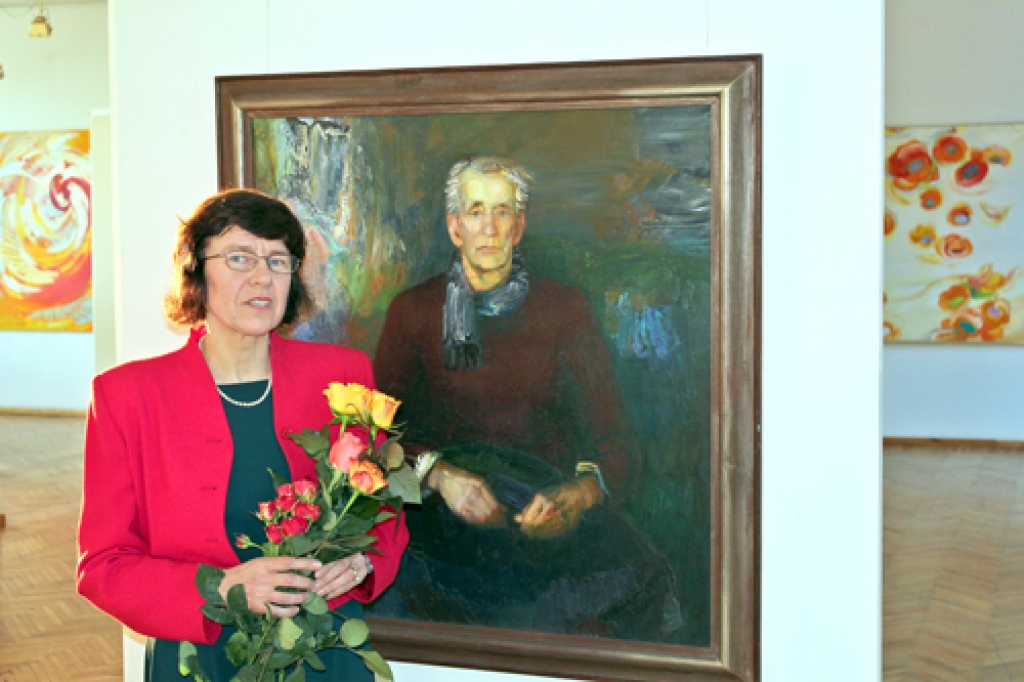 Gleznotāja Īra Rozentāle.
Autors: no «Bauskas Dzīves» arhīva.