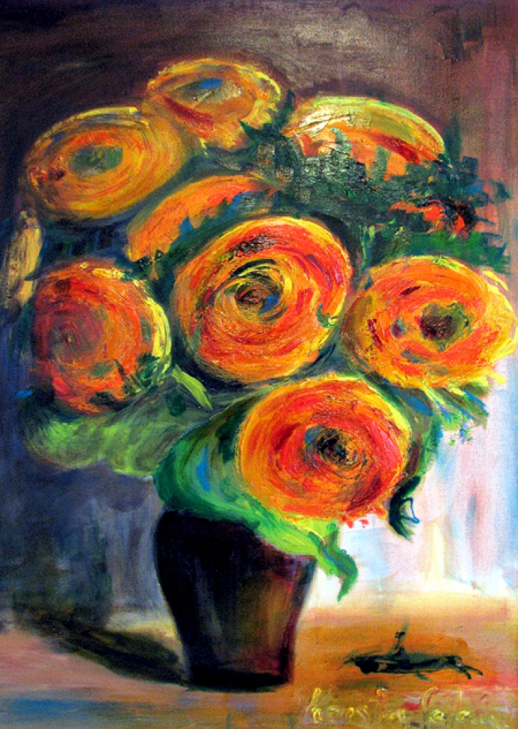 Kristīnes Selanes «Dagnijai». 2012, a/e, 80×60.