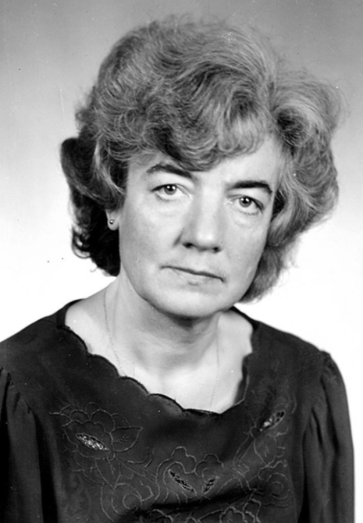 Valija Pūcēna pagājušā gadsimta 70. gados.