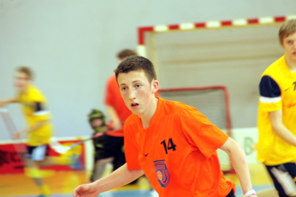 Aivis Barkovskis, Bauskas novada BJSS U16 florbola komandas rezultatīvākais spēlētājs. 