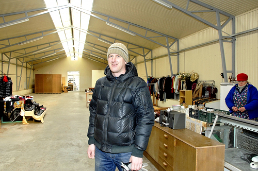 Aivars Duklavs, SIA «Duklavs» vadītājs, cer, ka aprīļa sākumā Bauskas vecajā tirgū pamazām atgriezīsies rosība.