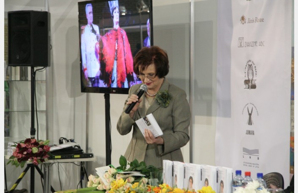 Grāmatas «Izslāpums. Olga Dreģe» prezentācijā.
Autors: diena.lv