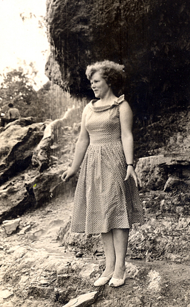 Jubilāre pie Staburaga 1961. gadā. 