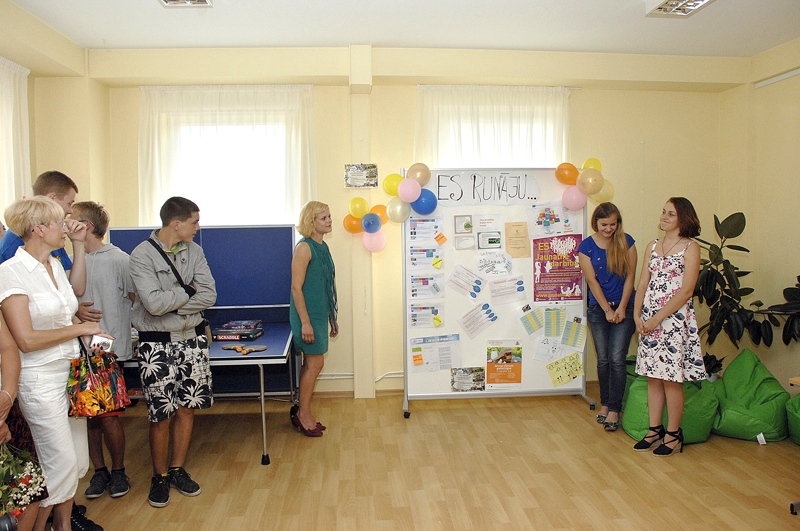 Saulaines informācijas punktu atklāja svinīgā un līksmā noskaņā.
Autors: Ivars Bogdanovs