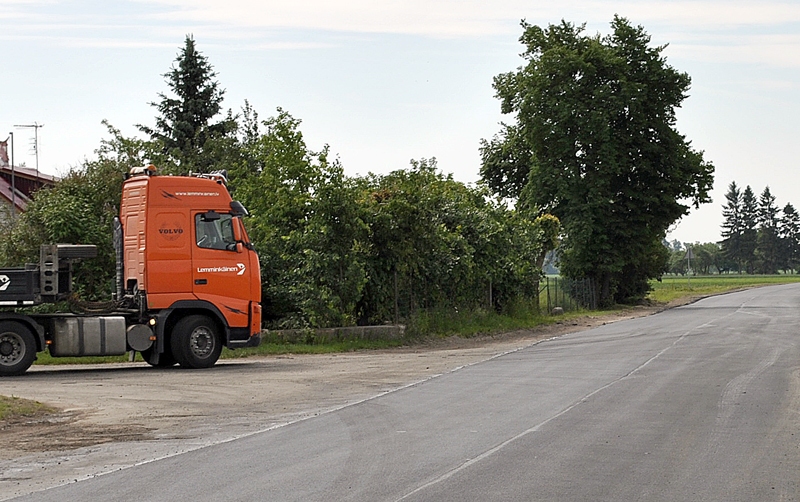 Pabeigti darbi ceļa posmā no Bauskas līdz Gailīšu pagasta Uzvarai.
Autors: no «Bauskas Dzīves» arhīva