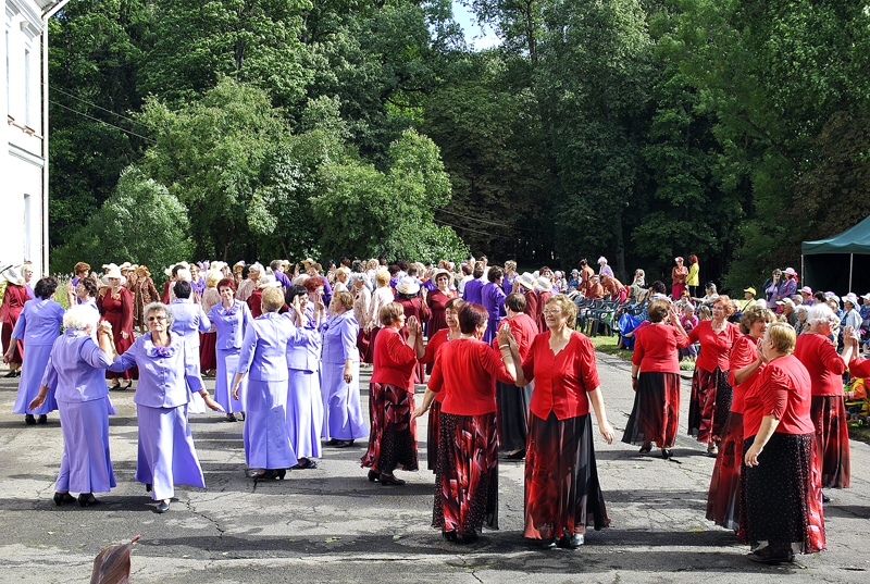 Deju festivālā koncertēja 15 senioru kopas. 
Autors: Foto – Māris Krūmiņš