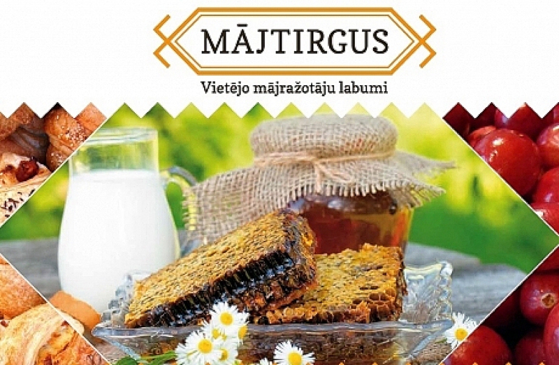 Vietējo produktu grozā iekļautās preces tiek degustētas «Mājtirgus» atvēršanas pasākumos.
Autors: Attēls no radio1.lv.
