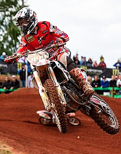 Kristers Drevinskis ir līderis Latvijas MX125 jauniešu klasē. 
Autors: ROLANDS RUDĪTIS