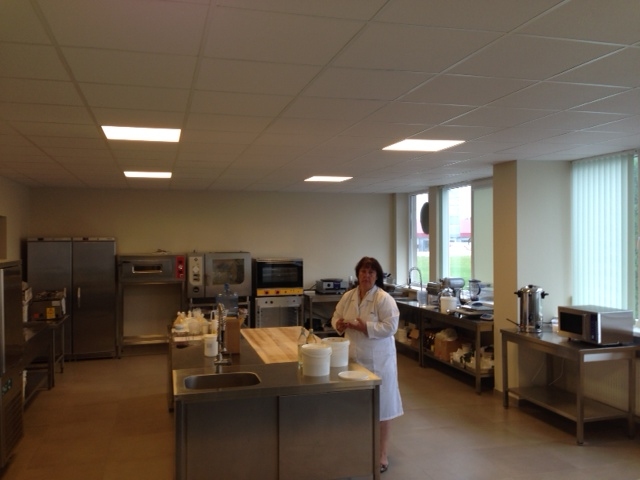 Pārtikas tehnoloģe Ināra Škoba jaunajā laboratorijā.
Autors: no uzņēmuma arhīva.