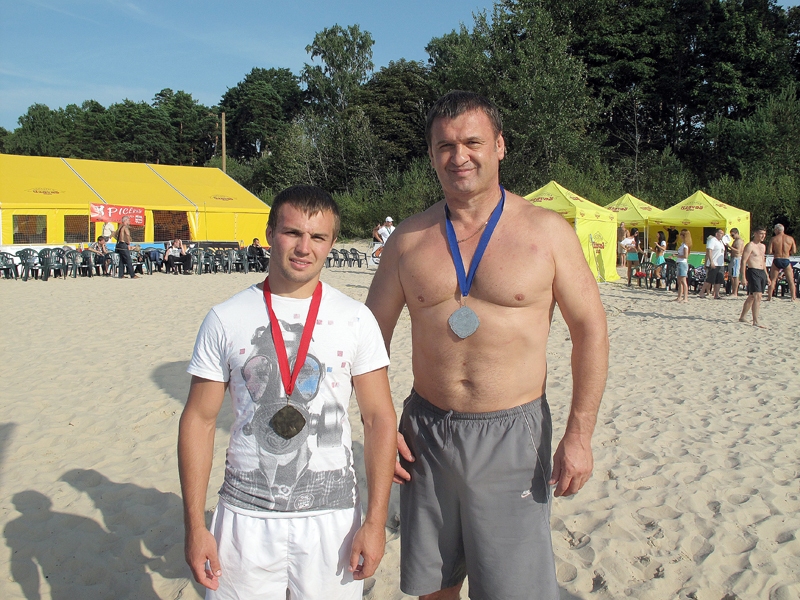 Godalgoto vietu ieguvēji Andrejs Vasiļjevs (no kreisās) un Igors Slakters.
Autors: Foto no Igora Slaktera privātā arhīva.