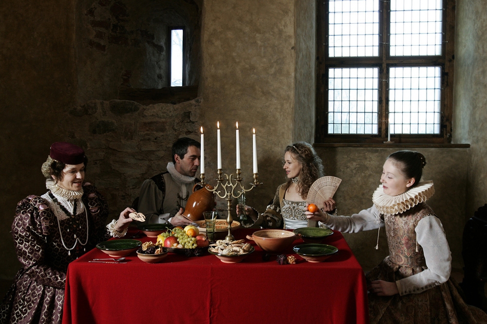 Bauskas pilī – seno deju grupa „Galms”.
Autors: no bauskaspils.lv