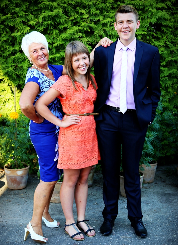 Astra Kriņģele ar mazbērniem Beāti un Edvardu.
Autors: no personīgā arhīva