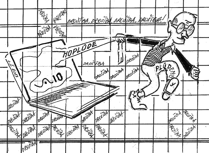 Laimoņa Šulca zīmējums.