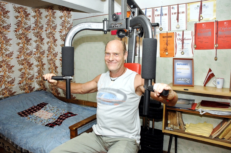 Jānim Koceram ir svarīgi uzturēt ķermeni labā fiziskā formā.
Autors: Ivars Bogdanovs