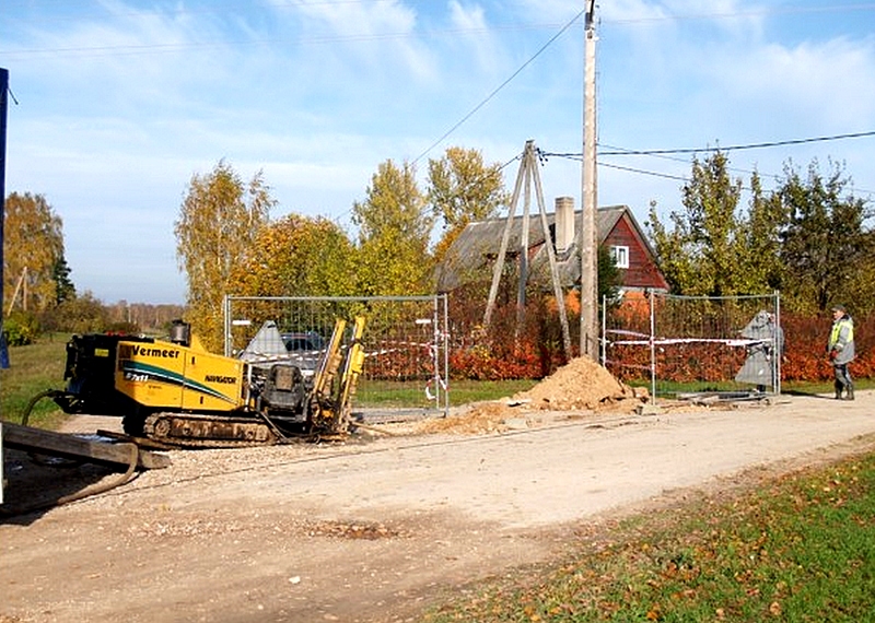 Šovasar un pērn jaunā ūdensvada un kanalizācijas ierīkošana ritēja vairākās Zorģu ciemata vietās.
Autors: Foto no «Bauskas Dzīves» arhīva.