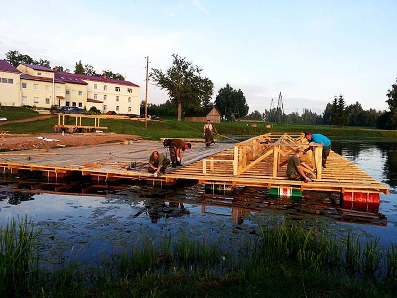 Skatuves būve Tirzā. 
Autors: no personiskā arhīva