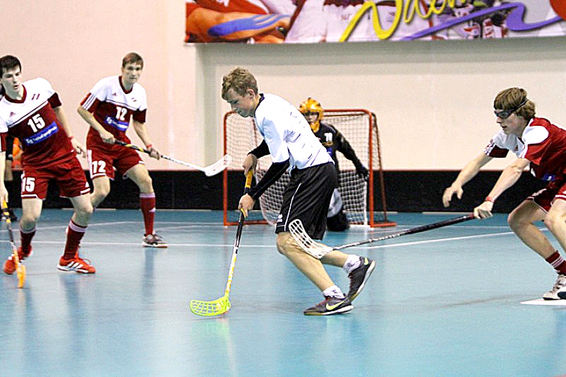 Rolands Kovaļevskis, otrs labākais vārtu guvējs komandā.
Autors: floorball.lv
