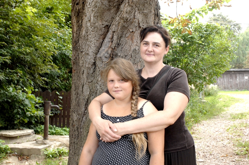 Diāna Siliņa ar meitu Katrīnu. 
Autors: Foto – Ivars Bogdanovs