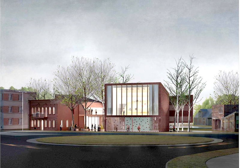 Bibliotēkas metu konkursā uzvarējušais piedāvājums.
Autors: Attēls no bauska.lv.