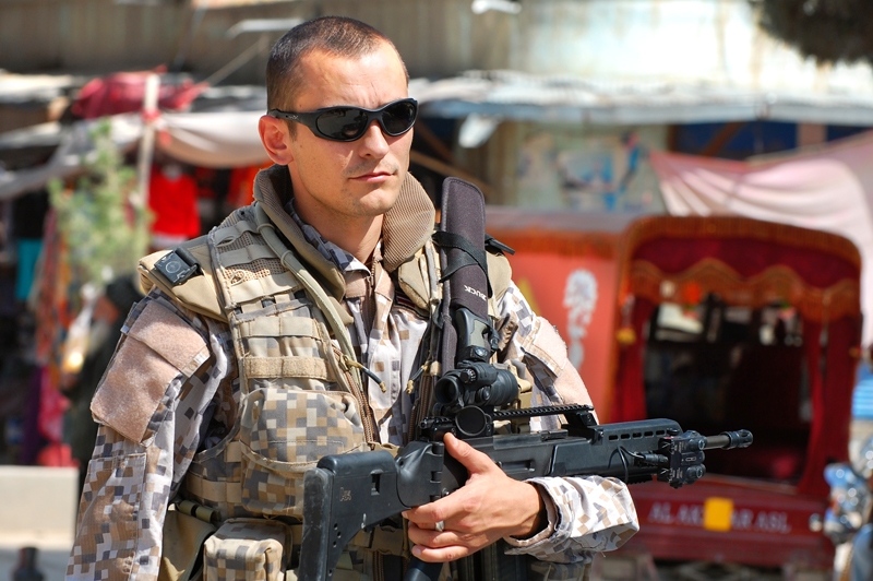 Kaprālis Raimonds Savickis misijā Afganistānā 2012. gadā.
Autors: Publicitātes foto.