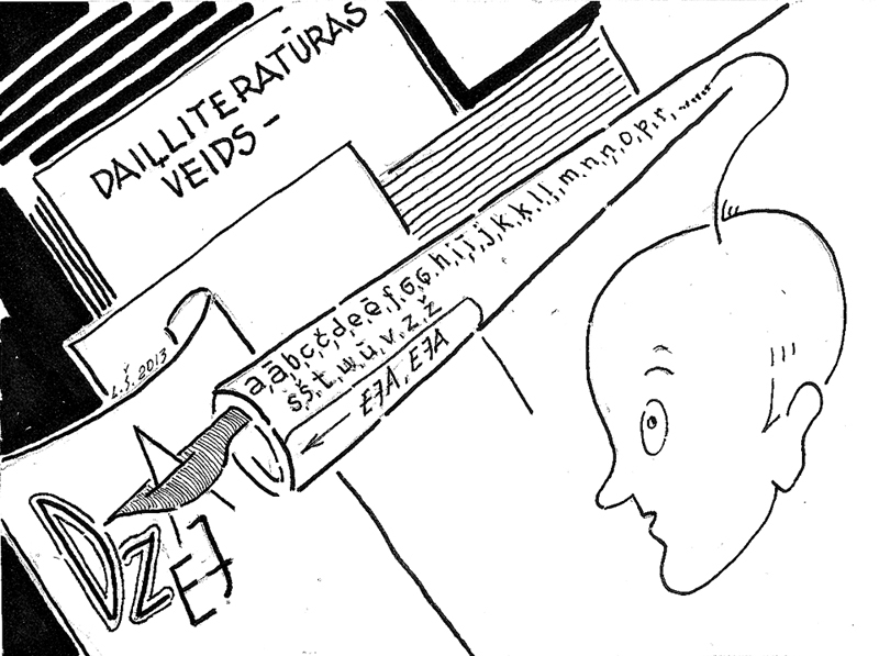 Laimoņa Šulca zīmējums.