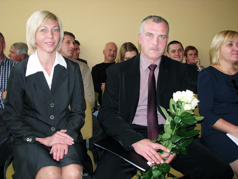 Jānis Kalinka un Ineta Ruhocka – jaunie Bauskas izpildvaras vadītāji.
Autors: Foto – Vilnis Auzāns