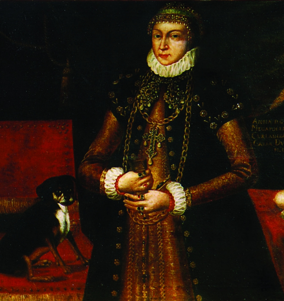 Kurzemes hercogiene Anna.
Autors: no pils muzeja krājuma.