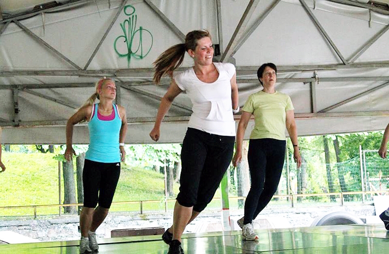 Nemitīga kustība ir baušķenieces Ilzes Audzevičas ikdienas moto. 
Autors: no personiskā albuma
