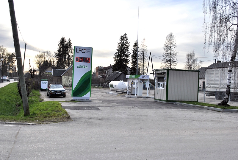 Autogāzes un balongāzes tirdzniecības punkts Iecavā atrodas pie galvenās ielas.
Autors: Madara Ērgle