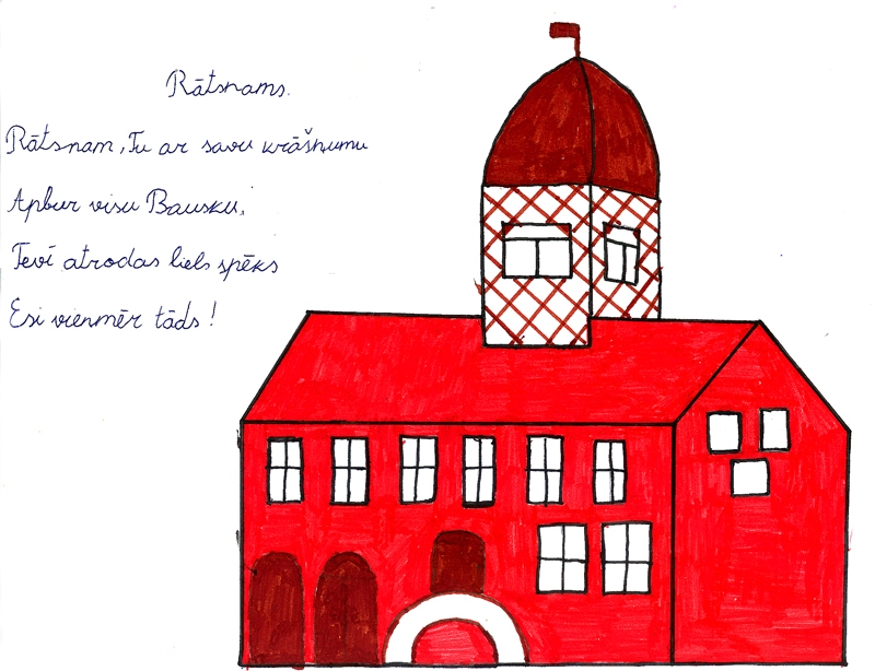 Kristera Kalēja veltījums Rātsnamam.
Autors: no L. Asares personīgā albuma