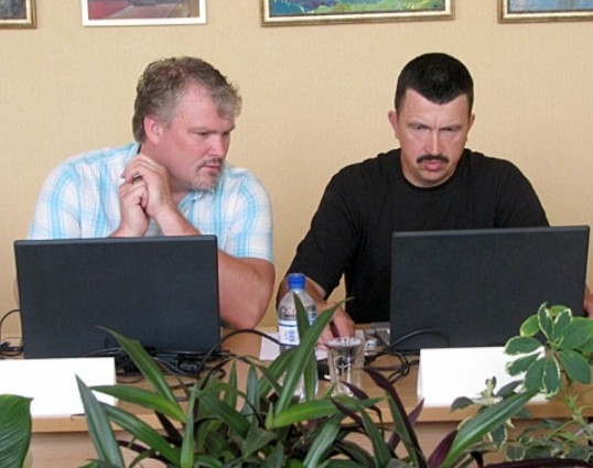 Bauskas novada domes vides un attīstības komitejas sēdi vada Mārtiņš Ruža (no kreisās).
Autors: No arhīva.